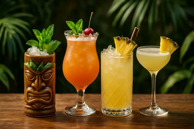 Klassieke en moderne tiki cocktails